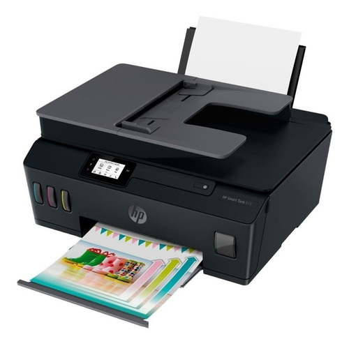 Imagen 3 de 5 de Impresora a color multifunción HP Smart Tank 615 con wifi negra 100V/240V