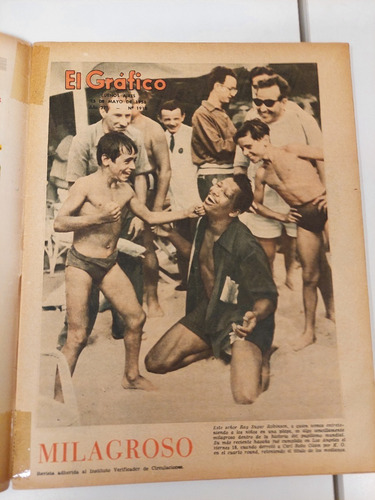 Rev El Grafico N° 1918 25/5/56 Boca Osvaldo Zubeldía (Usado)