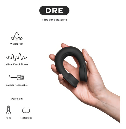 Vibrador Pene Meibi Dre Con Control Remoto Y 9 Velocidades