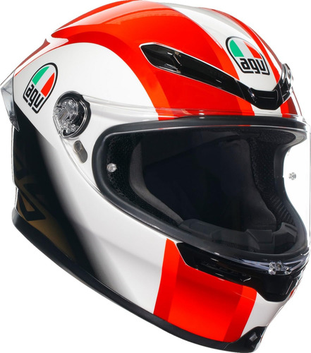 Casco Para Moto Agv K6 S Sic58  Talla L Color Blanco 3899