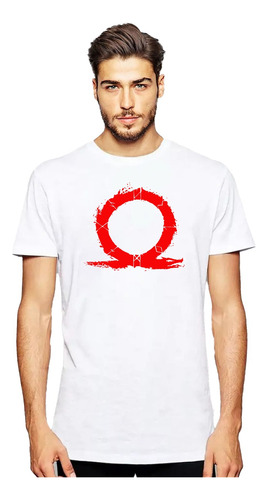 Polera Diseño God Of War  Kratos Simbolo  Dios Mitologia 