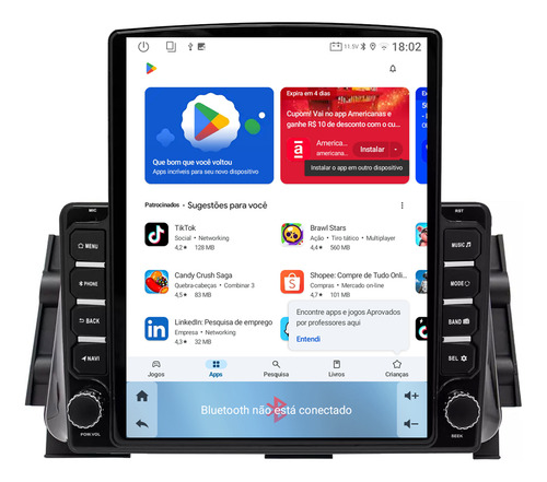 Multimidia Tesla Kicks 17/22 9,7p Octacore Android 4/64gb