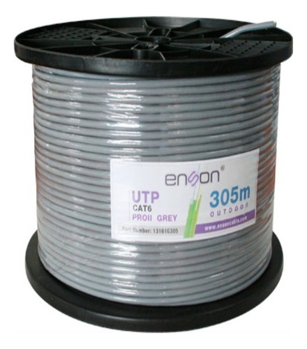 Bobina De Cable 305 Mts Utp Cat6 100% Cobre Enson