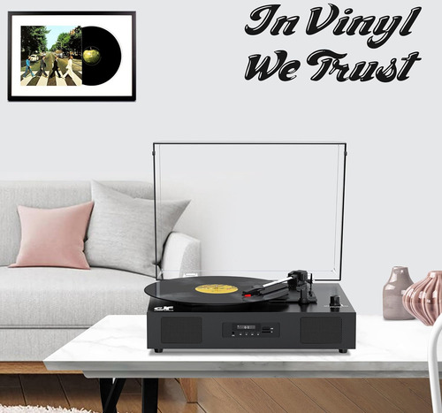 Tocadiscos Bluetooth Altavoz Danfi Audio Df Con Grabacion