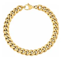 Comprar Pulsera Cubana Clásica Unisex De Acero Inoxidable