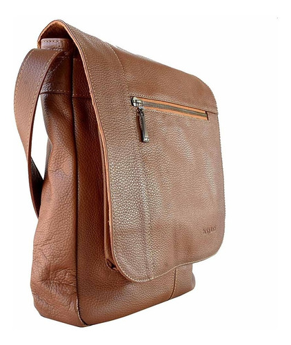 Morral Cuero Hombre Briganti Cartera Casual Moda - Acc61638
