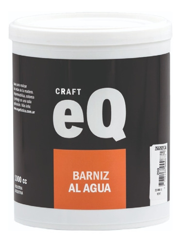 Barniz Al Agua En Colores Eq Arte 1 Litro 