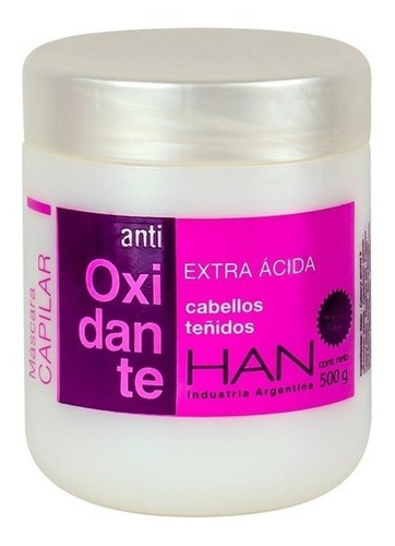 Baño De Crema Mascara Capilar Antioxidante Ph 3,5 Han 500g