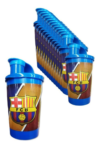 Vaso Pitillo Sorpresa Barcelona Fc X12 Termo Fiesta Infantil