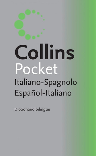 Diccionario Pocket Italiano Español-harper Collins-grijalbo