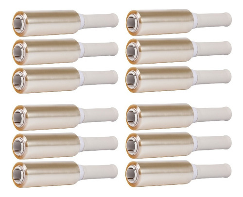 25 Filme Pvc 12x70m Rolo Fácil Transparente Dispafilm C Cabo