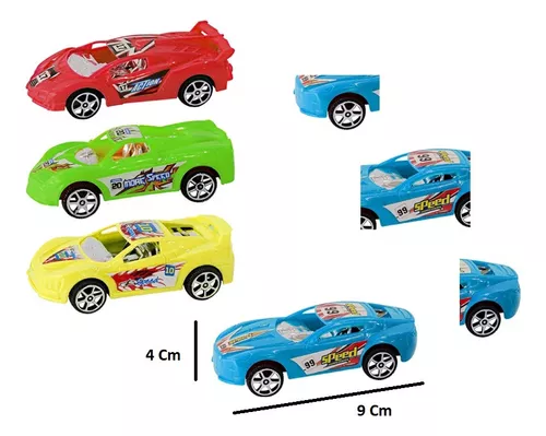 Kit 4 Carros De Corrida Sport Cores Sortidas Art Brink - Compre Agora -  Feira da Madrugada SP