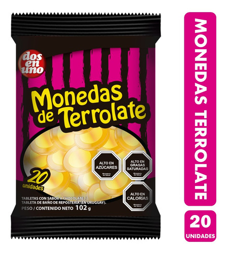 Chocolates Halloween - Monedas De Terrolate (bolsa De 20)