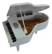 Comprar Piano De Cola Blanco (miniatura) Hecho En Madera