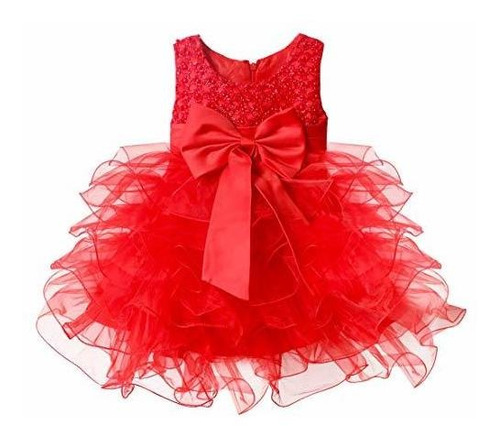 Tiaobug Baby Girls Flower Wedding Pageant Princess Bowknot C