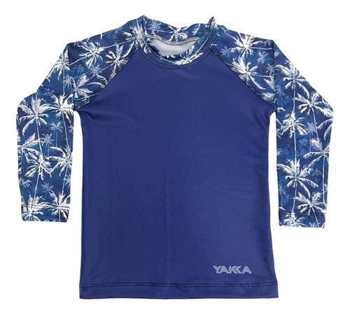 Imagen 2 de 6 de Remera Filtro Uv Niño Palmeras Yakka
