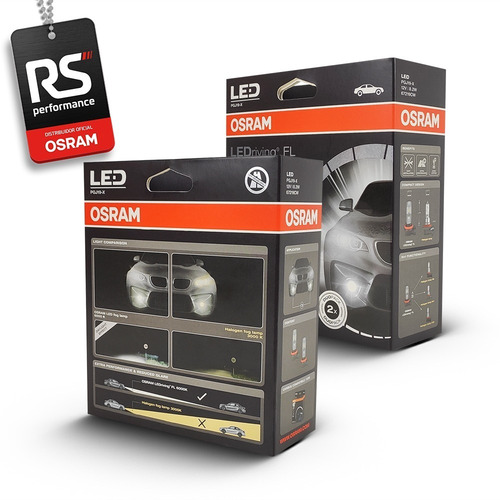 Imagem 5 de 7 de Kit Par Lâmpadas Led Osram H8 H11 H16 Ledriving Pgj19-x
