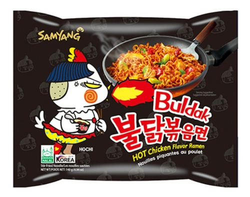 Imagen 1 de 2 de Ramen Coreano Picante 1 Pieza 140g Samyang Importado Corea