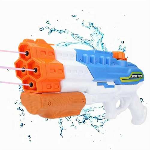 Juguete De Pistola De Agua 4 Boquillas Blaster Water