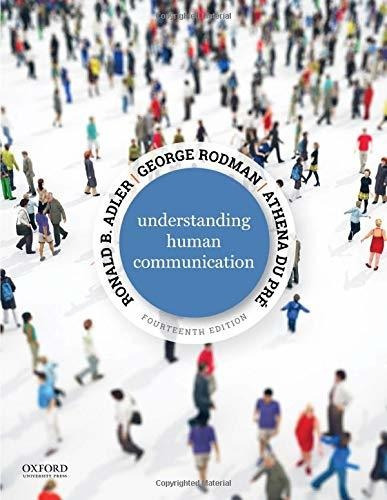 Book : Understanding Human Communication - Adler, Ronald B.