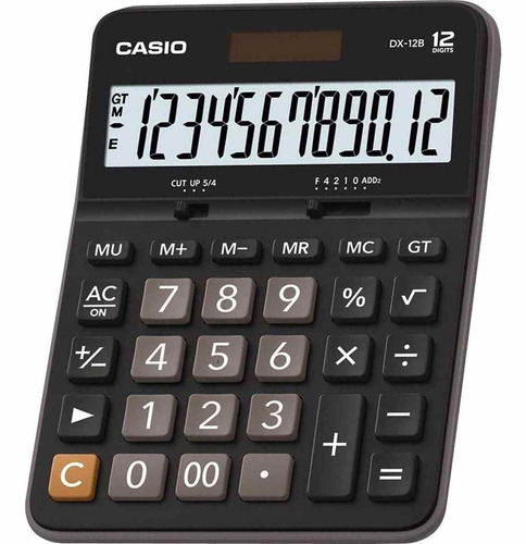 Calculadora De Mesa 12 Dígitos Dx-12b Preta Casio