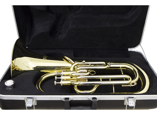 Bombardino Euphonium 3 Pistos Ep200 Laqueado C Case New York