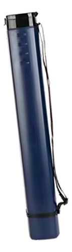 Tubo De Póster Extensible Soporte De Azul Profundo
