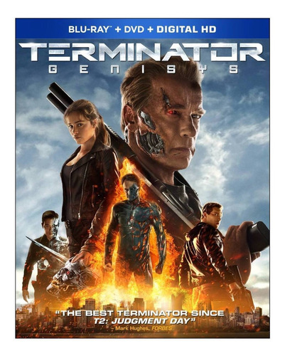 Blu Ray Terminator Genesis + Dvd Original 