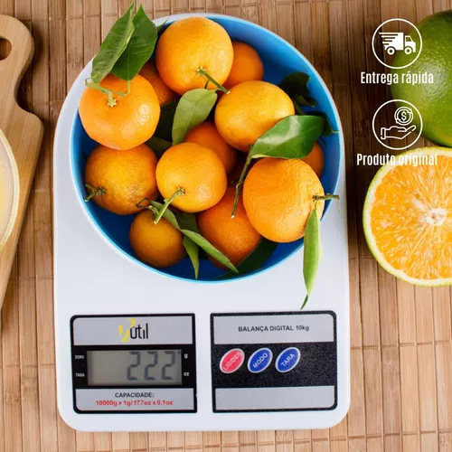 Balança Digital De Precisão Cozinha 10kg Nutrição E Dieta