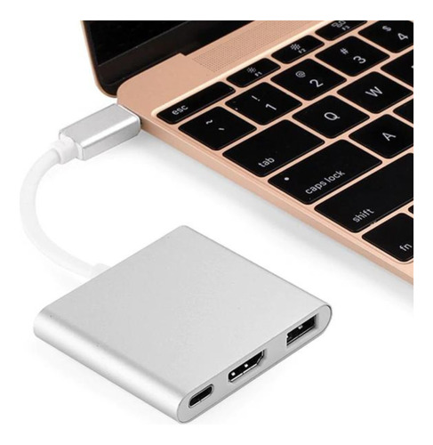 Cabo De Saída Hdmi Para Novos Macbook Air M1 Usb Tipo C