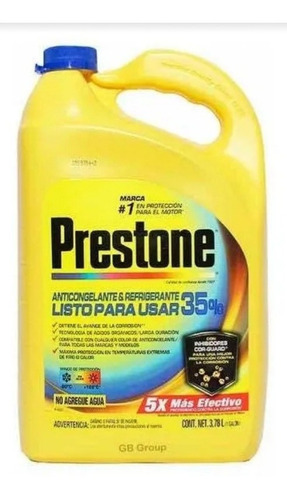 Anticongelante Radiador Prestone 35% Mazda2 Sport