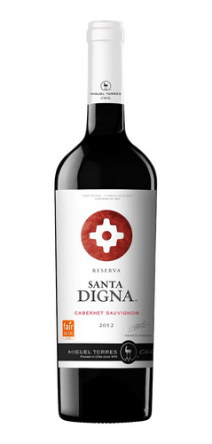 Vino Tinto Santa Digna Cabernet Sauvignon Torres 750 Ml