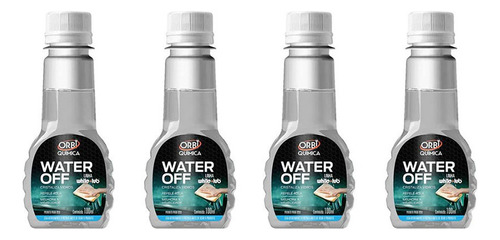 Kit 4 Cristalizadores De Pára Brisa Water Off 100ml Orbi In