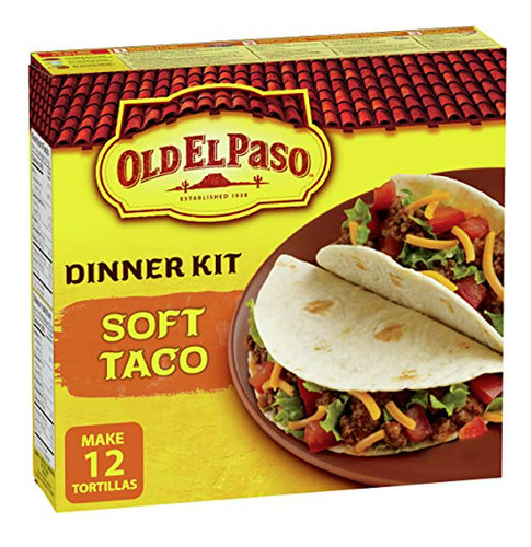 Kit Cena Taco Suaves Old El Paso, 400g ¡importado!