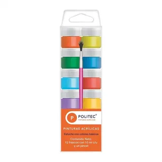 Politec Pintura Acrílica Colores Surtidos