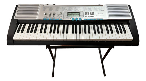 Piano Casio Teclado Lk 220 Teclado Luminoso + Soporte Plateado (Usado)