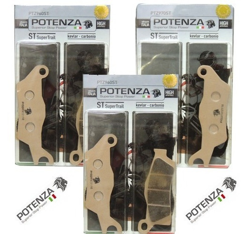 Imagem 1 de 1 de Pastilhas Freio Quadriciclo Can-am Outlander 800cc Metalica