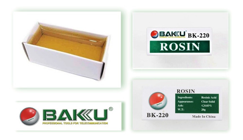 Pasta Ó Resina Para Soldar, Facilita El Proceso, Baku Bk-220