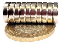 Comprar 10 Imanes Neodimio 12mm X 3mm Muy Potente Biomagnetismo Xto
