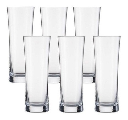 Imagem 3 de 6 de Jogo 6 Taças De Cerveja Cristal Pilsner 283ml Schoot Zwiesel