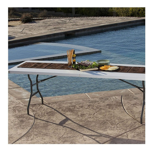 Mesa Plegable Lifetime 80219 Tipo Portafolio 244 X 76 Cms