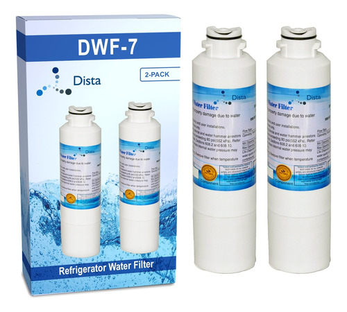 Dista - Filtro De Agua Compatible Con Samsung Dab. Paquete D