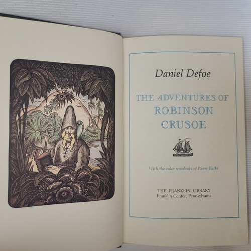 Imagen 1 de 9 de Adventure Of Robinson Crusoe Daniel Defoe T/dura Ilustrado