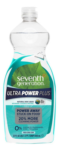 Jabón Para Trastes Seventh Generation 650ml Lavatrastes