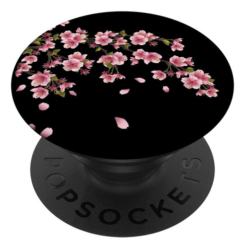 Arbol Flor Cerezo Negro Rosa Sakura Japonesa Agarre Soporte