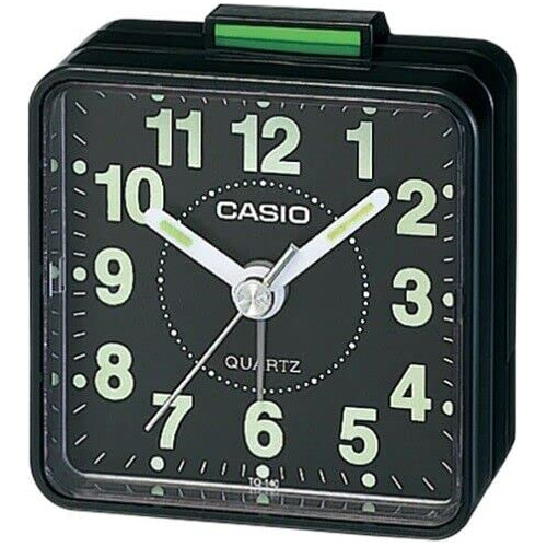 Casio Reloj Despertador Cuarzo Viaje Negro Numero Mano