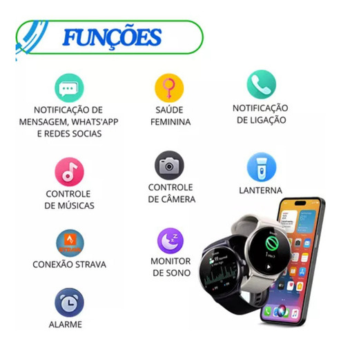 Relogio Smartwatch Inteligente Haylou Solar Lite 46mm Prata Caixa Prateado Pulseira Prateado Bisel Prateado
