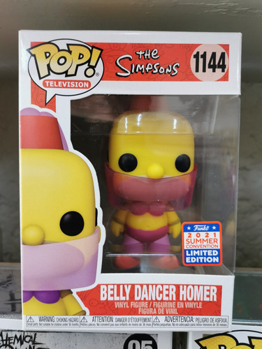Imagen 2 de 2 de Homer Belly Dancer Summer Convention Funko Pop