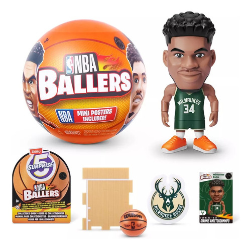 Mini Brands 1 Capsula Nba Ballers 5 Sorpresas 