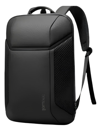 Mochila Bolsa Premium Impermeável Notebook 15.6 Sw Seewell Preto Fosco